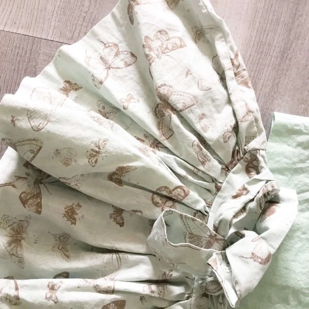 Fleur + Dot Mint Green Little Girls Skirt & Top Butterfly Size 3T